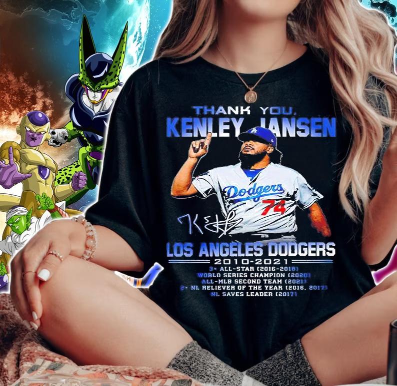 Thank You Kenley Jansen Los Angeles Dodgers 2010 2021 Signature T-Shirt t-shirt woman shirt