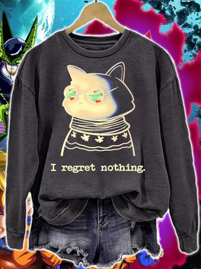 Christmas Cat I Regret Nothing Shirt t-shirt sweatshirt
