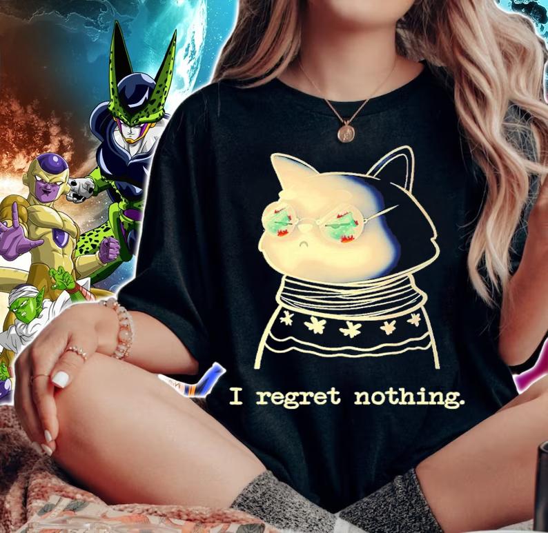 Christmas Cat I Regret Nothing Shirt t-shirt woman shirt