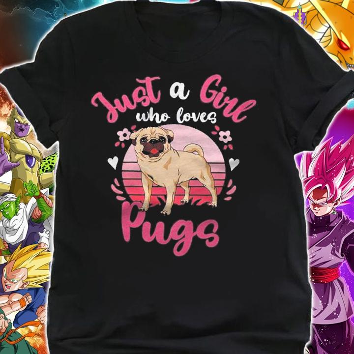 Kids Pug Just A Girl Who Loves Pugs Shirt t-shirt shirt