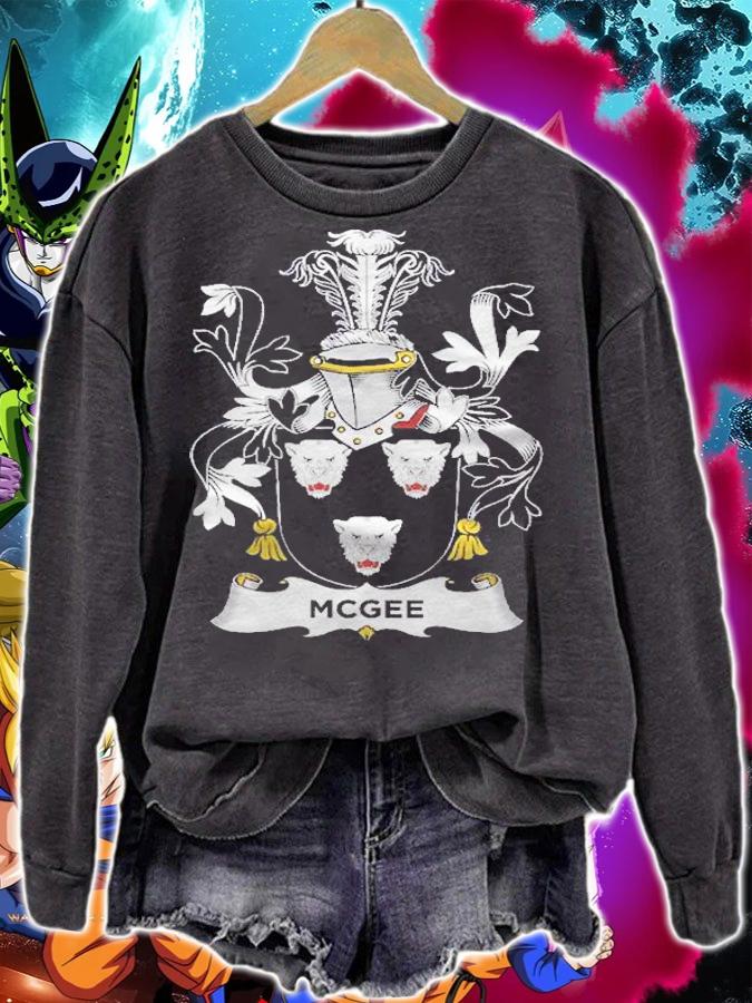 Mcgee Coat Of Arms  Family Crest Shirt t-shirt sweatshirt