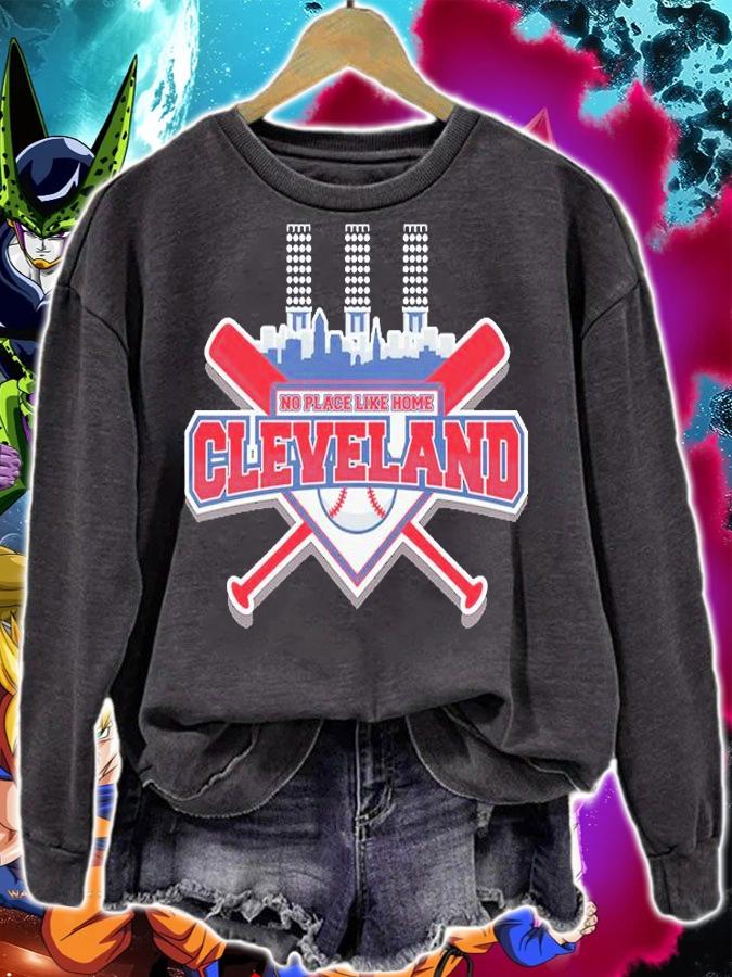 No Place Like Home Cleveland Baseball T-Shirt t-shirt sweatshirt