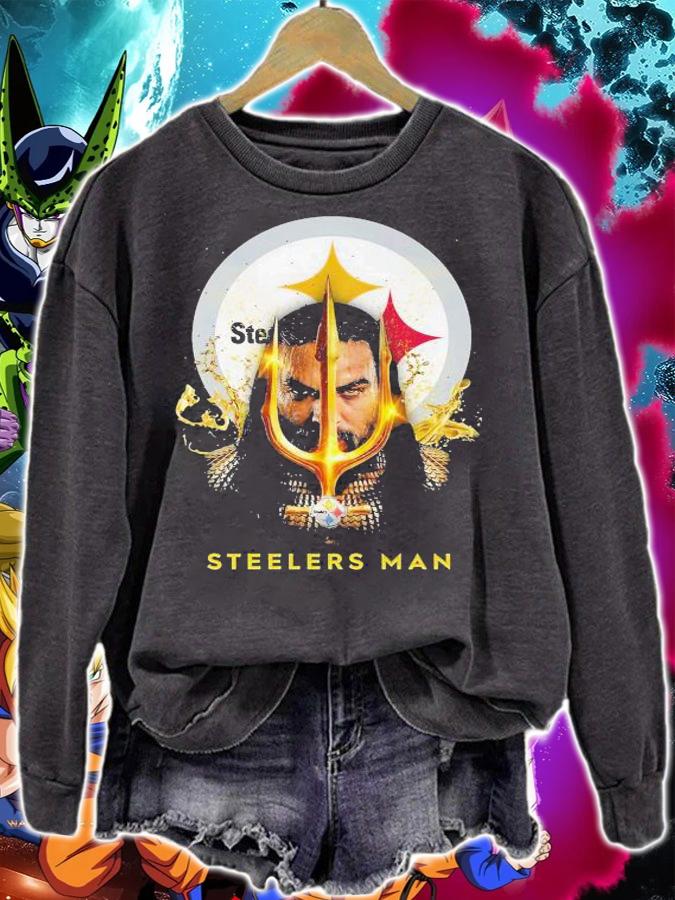 Steelers Man Aquaman X Pittsburgh Steelers t-shirt sweatshirt