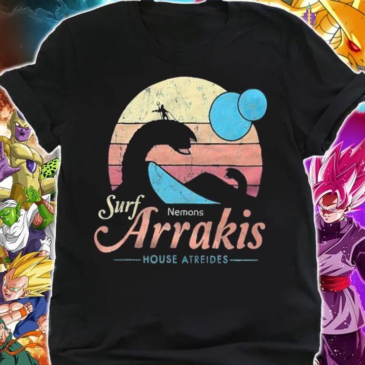 Surf Nemons Arrakis House Atreides Vintage T-shirt t-shirt shirt