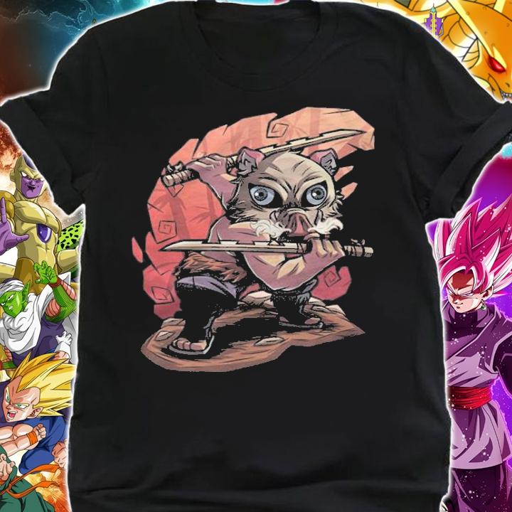 Demon Slayer Kid Hashibira Inosuke cute chibi 2022 T-shirt t-shirt shirt