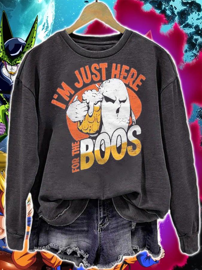 Im Just Here For The Boos Ghost Pullover Shirt t-shirt sweatshirt