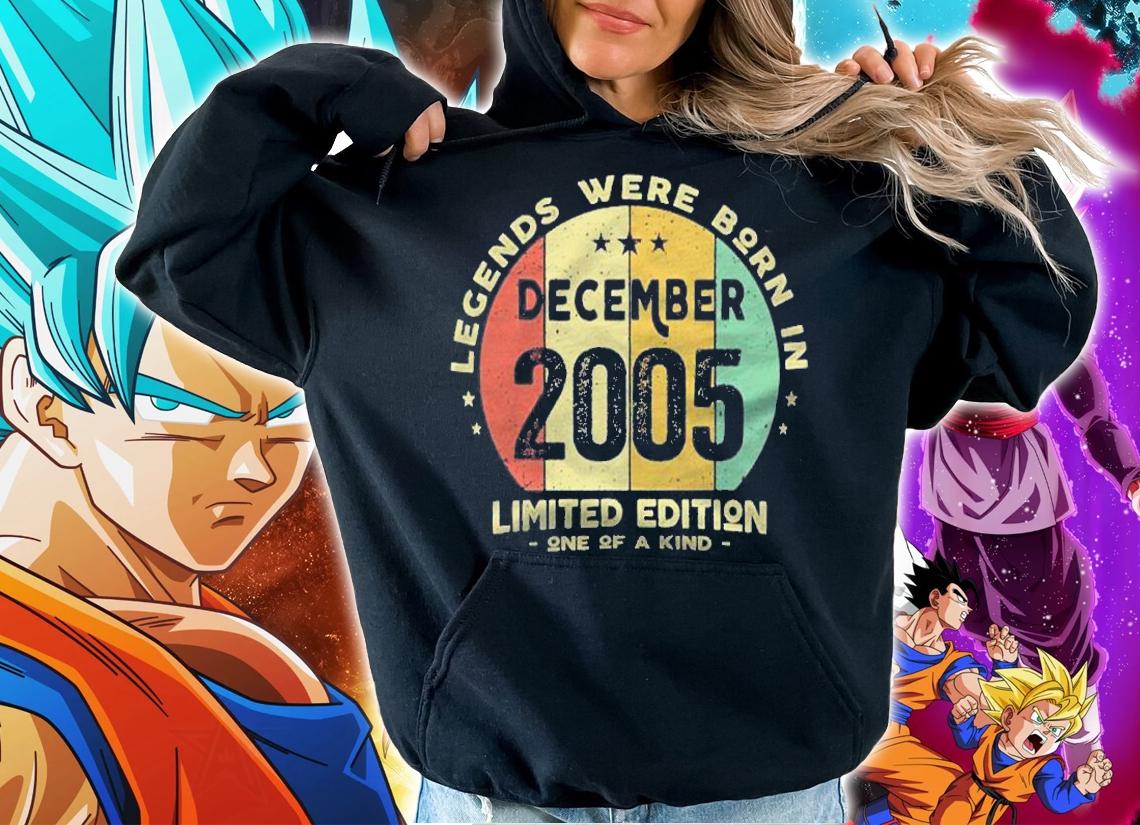 Legends Were Born In December 2005 Classic 16Th Birthday shirt t-shirt hoodie