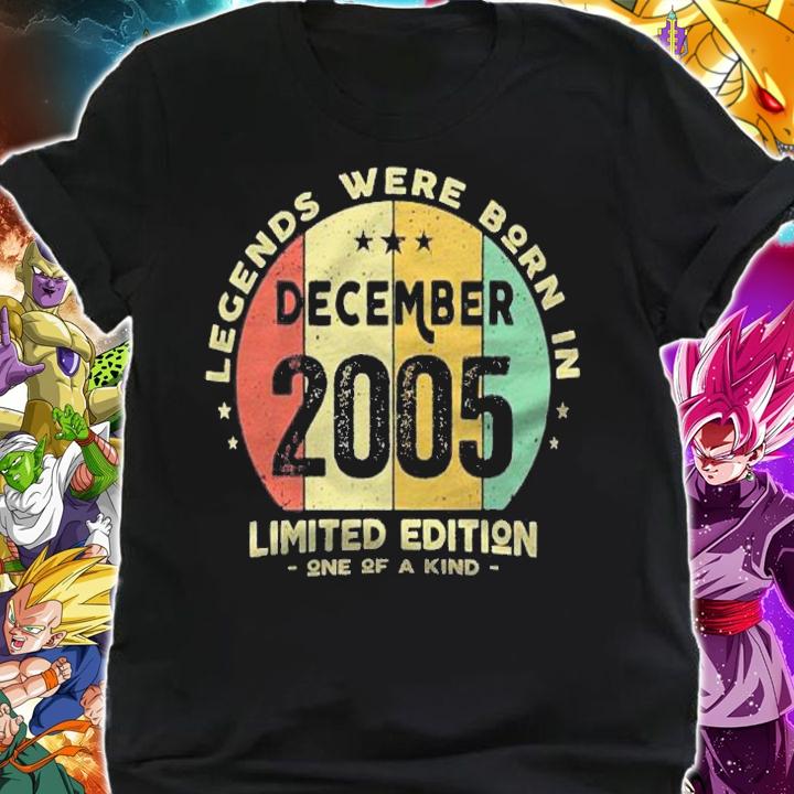 Legends Were Born In December 2005 Classic 16Th Birthday shirt t-shirt shirt