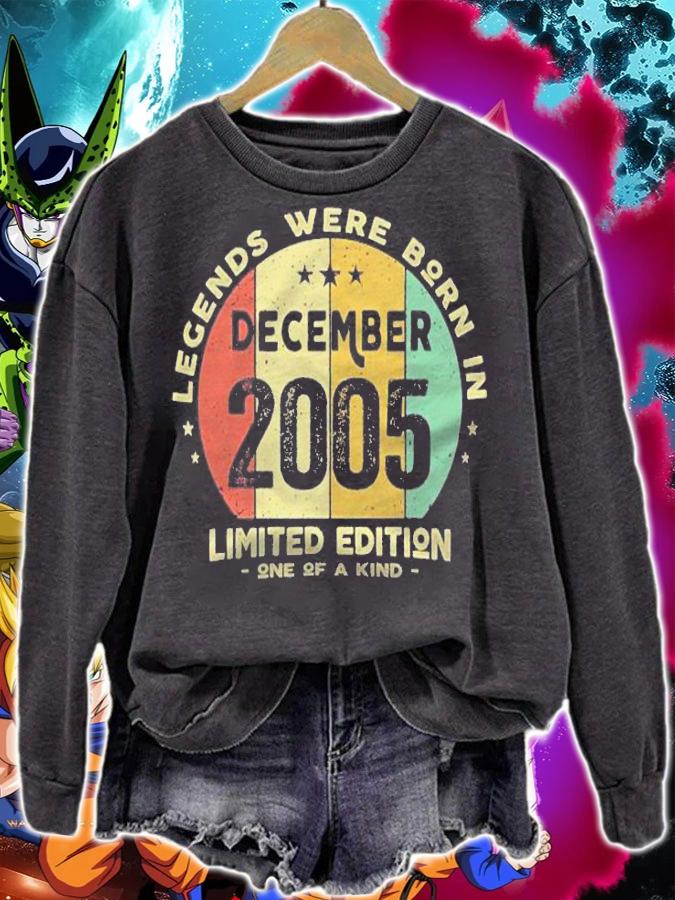 Legends Were Born In December 2005 Classic 16Th Birthday shirt t-shirt sweatshirt