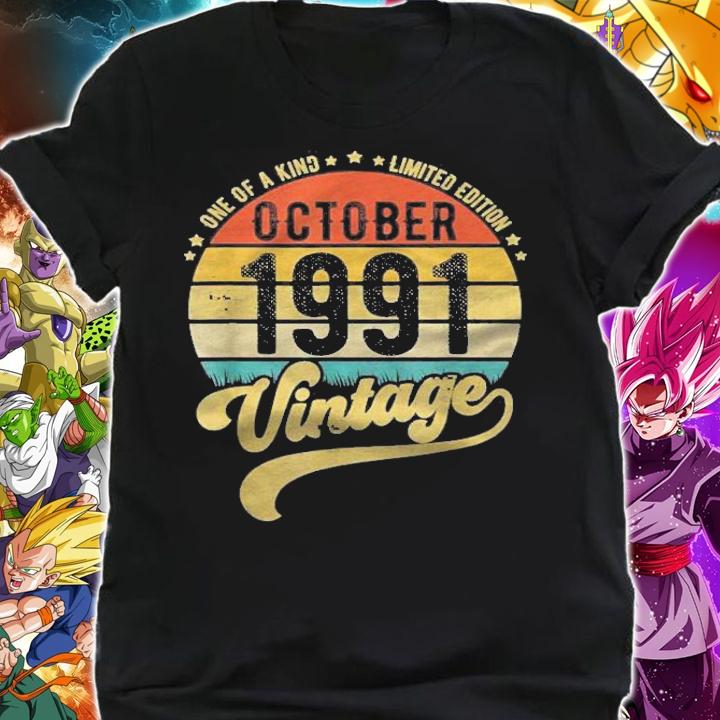 Reto 30Th Birthday, 30 Years Old Born In October 1991 Ver2 Shirt t-shirt shirt