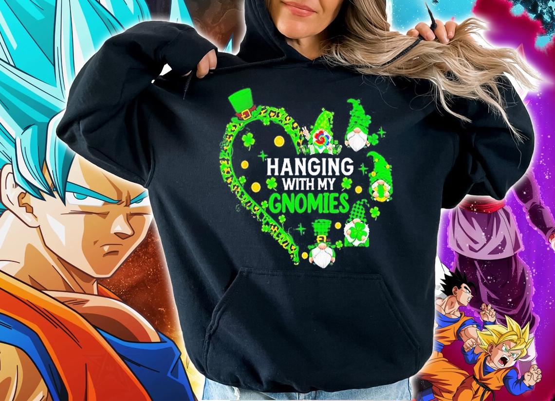 Hanging With My Gnomies Shamrock St Patrick's Day T-Shirt t-shirt hoodie