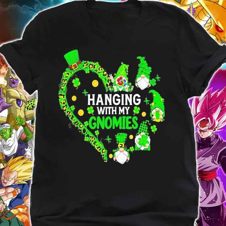 Hanging With My Gnomies Shamrock St Patrick's Day T-Shirt t-shirt shirt