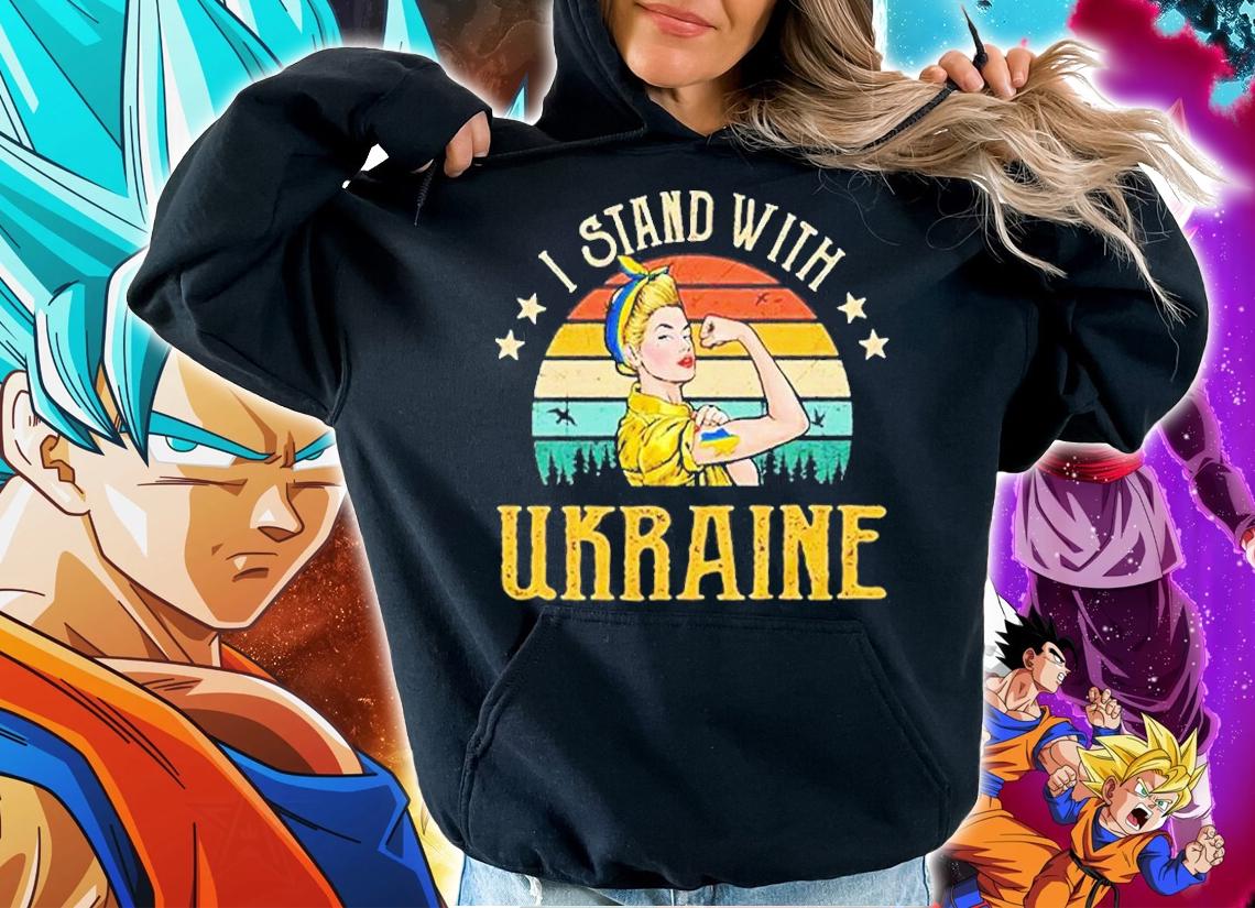I Stand With Ukraine Strong Vintage Women's T-Shirt t-shirt hoodie
