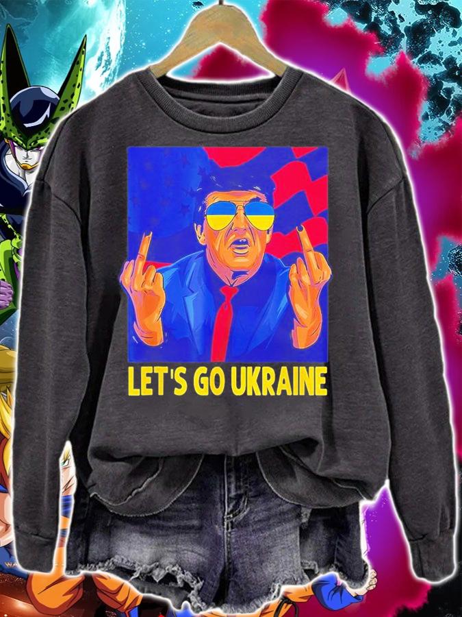 Lets Go Ukraine I Stand With Ukraine Peace Ukraine T-Shirt t-shirt sweatshirt