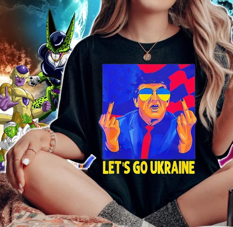 Lets Go Ukraine I Stand With Ukraine Peace Ukraine T-Shirt t-shirt woman shirt