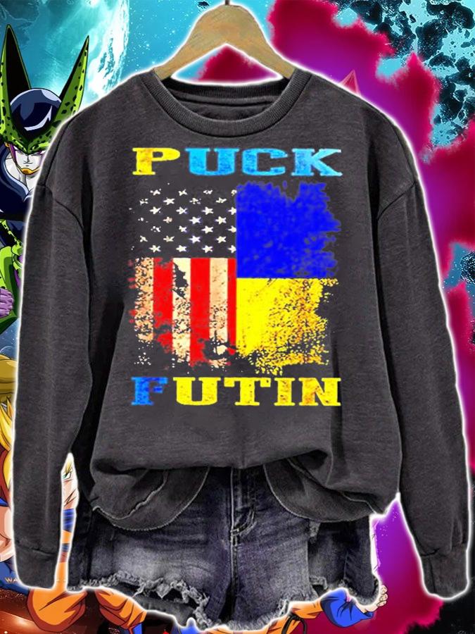 Puck Futin I Stand With Ukraine T-Shirt t-shirt sweatshirt