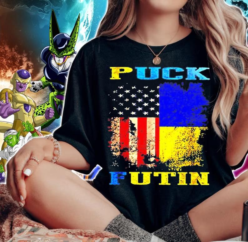 Puck Futin I Stand With Ukraine T-Shirt t-shirt woman shirt