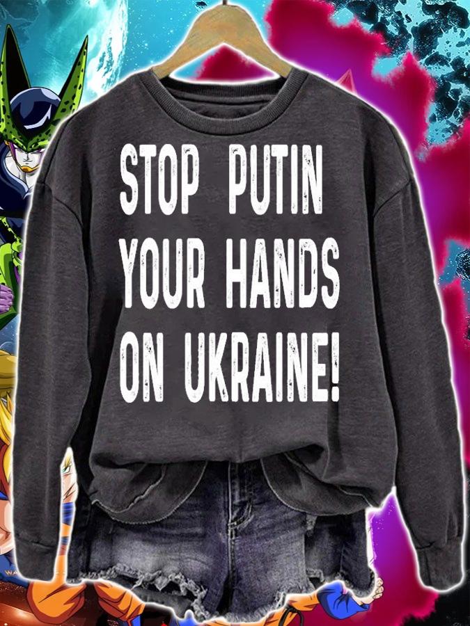 Stop Putin Your Hands On Ukraine T-shirt t-shirt sweatshirt