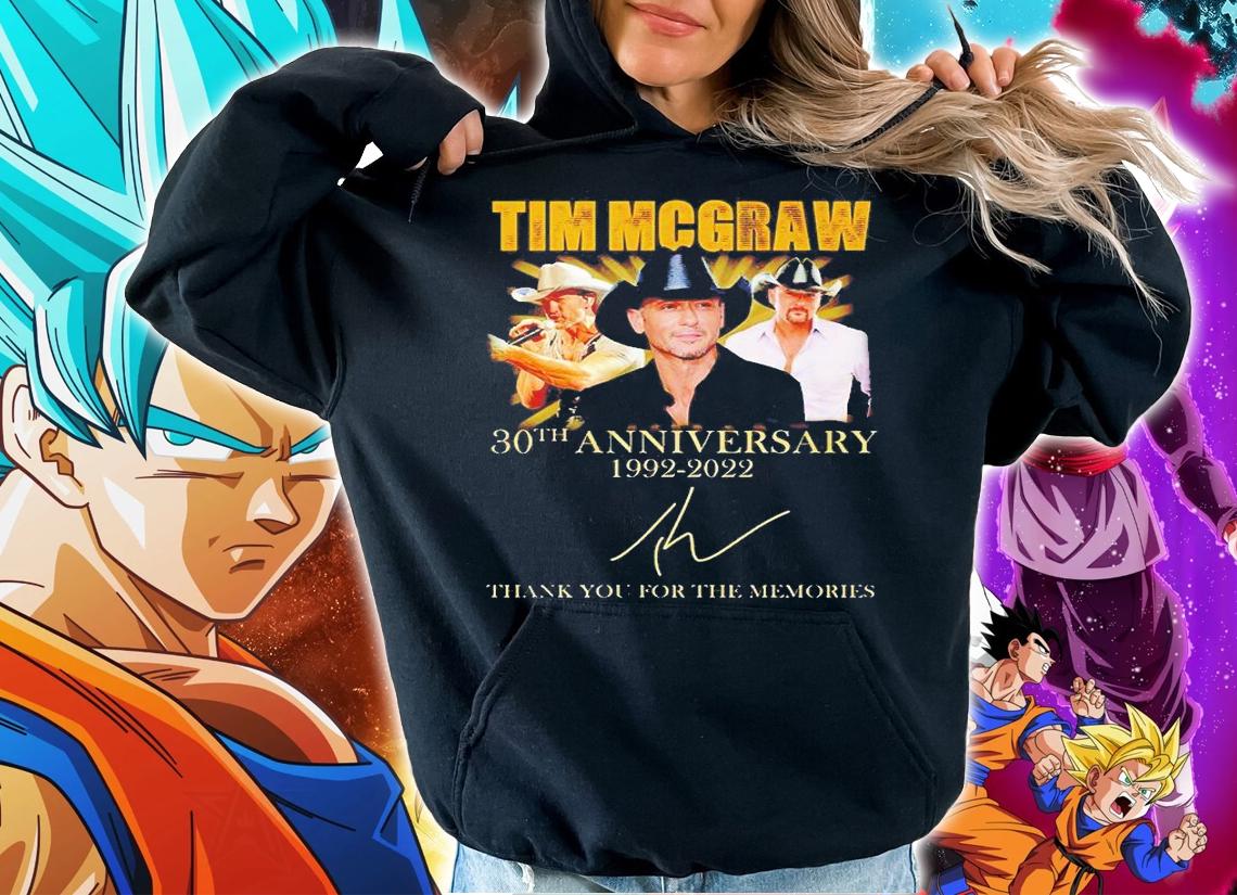 Tim Mcgraw 30th Anniversary 1992 2022 Signature T-Shirt t-shirt hoodie