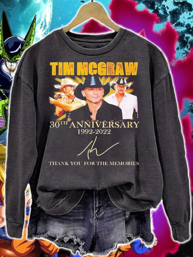 Tim Mcgraw 30th Anniversary 1992 2022 Signature T-Shirt t-shirt sweatshirt