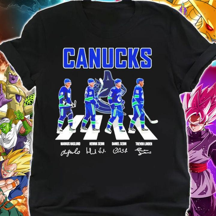 Vancouver Canucks Hockey Team Abbey Road Signatures Shirt t-shirt shirt