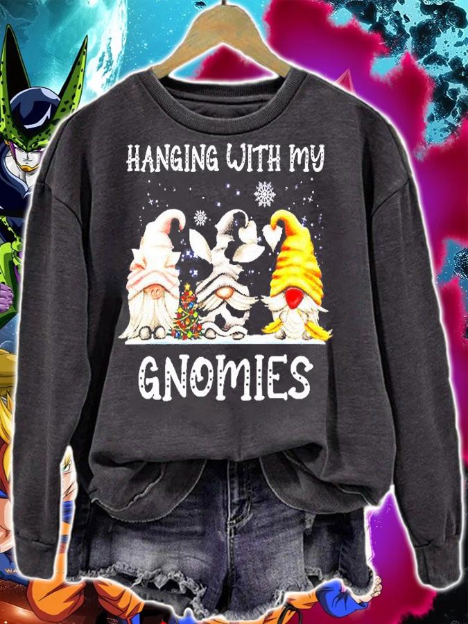 Hanging With My Gnomies Christmas T-Shirt t-shirt sweatshirt