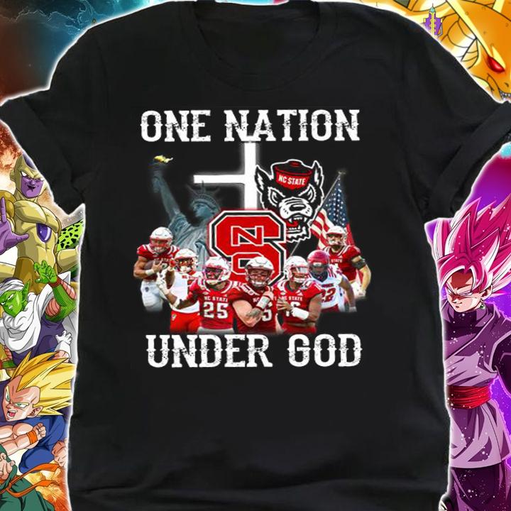 NC State Wolfpack One Nation Under God t-shirt shirt
