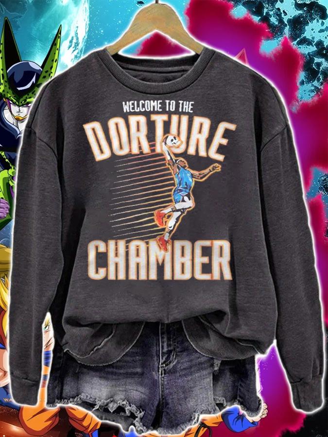 Welcome to the Dorture Chamber Oklahoma city thunder T-shirt t-shirt sweatshirt