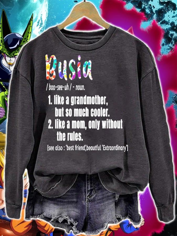 Womens Busia Definition Mothers Day & Birthday Gift Grandmother Shirt t-shirt sweatshirt