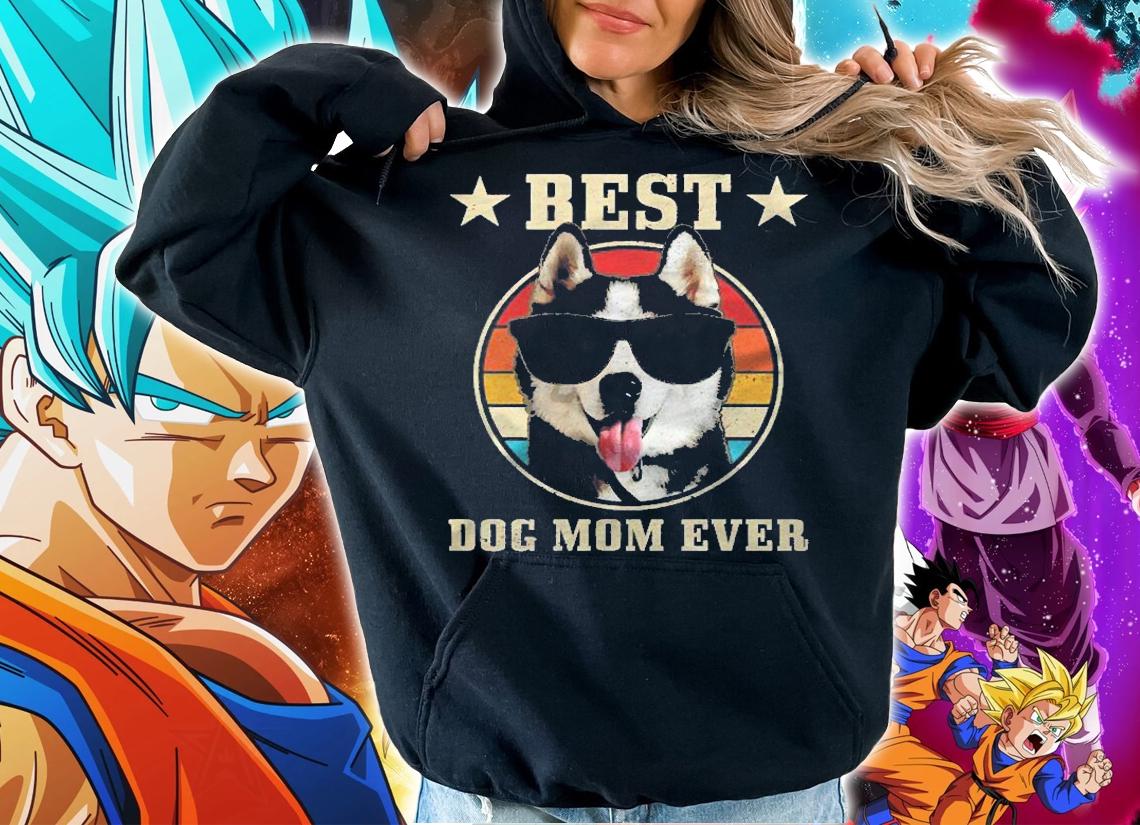 Womens Siberian Husky Mom Sunglasses Funny Vintage Husky Dog Lover Shirt t-shirt hoodie