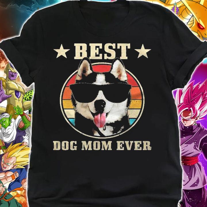 Womens Siberian Husky Mom Sunglasses Funny Vintage Husky Dog Lover Shirt t-shirt shirt