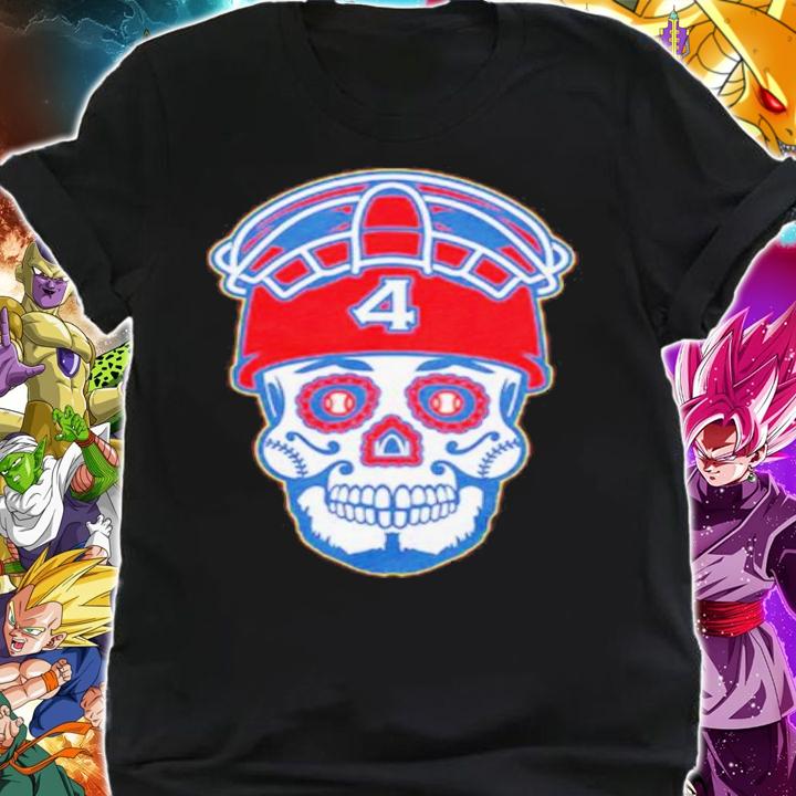 Yadier Molina Sugar Skull Baseball Shirt t-shirt shirt