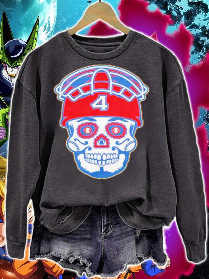 Yadier Molina Sugar Skull Baseball Shirt t-shirt sweatshirt