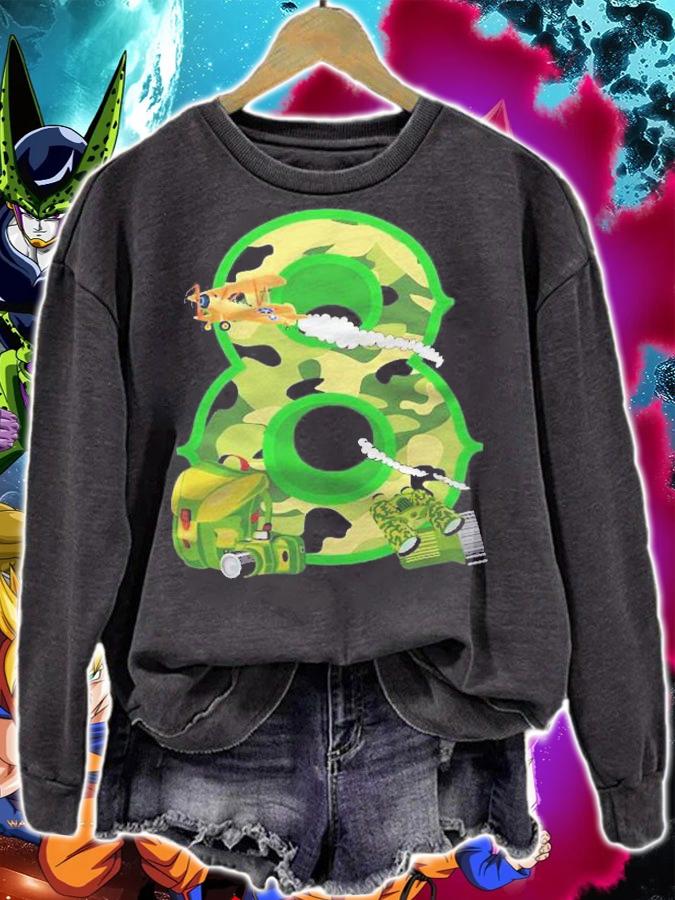 Funny Camouflage 8Th Birthday Gift For Boys Girls Cool Army Shirt t-shirt sweatshirt