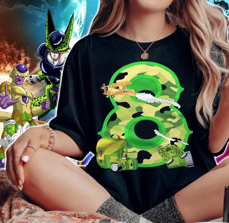Funny Camouflage 8Th Birthday Gift For Boys Girls Cool Army Shirt t-shirt woman shirt