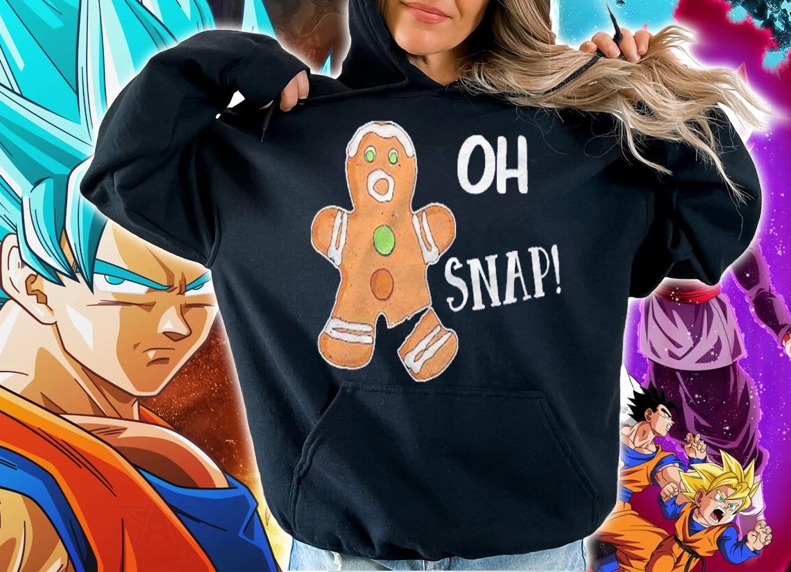 Funny Christmas Gingerbread Oh Snap Xmas shirt t-shirt hoodie