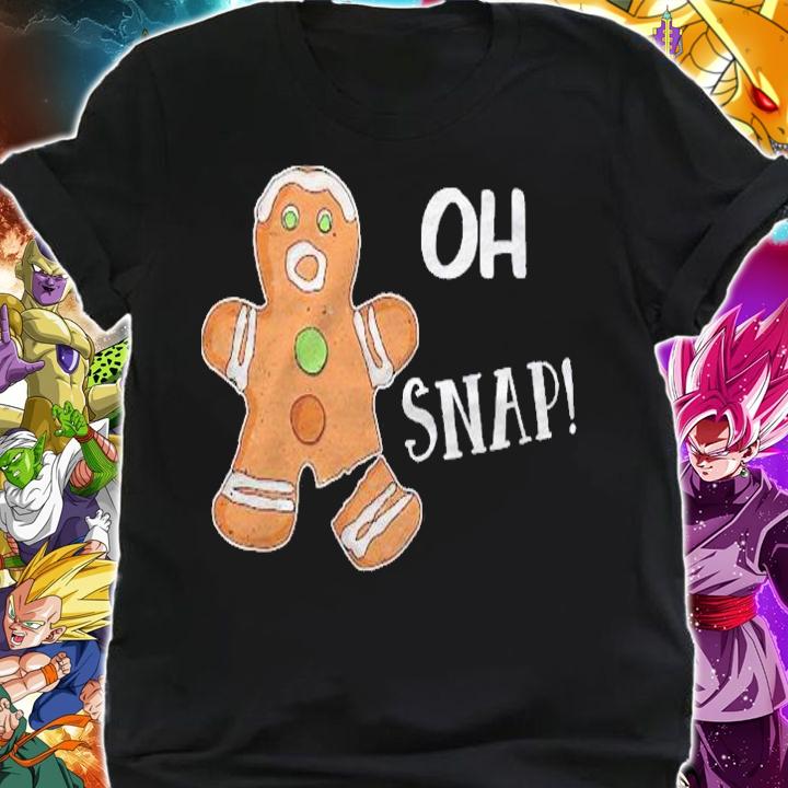 Funny Christmas Gingerbread Oh Snap Xmas shirt t-shirt shirt