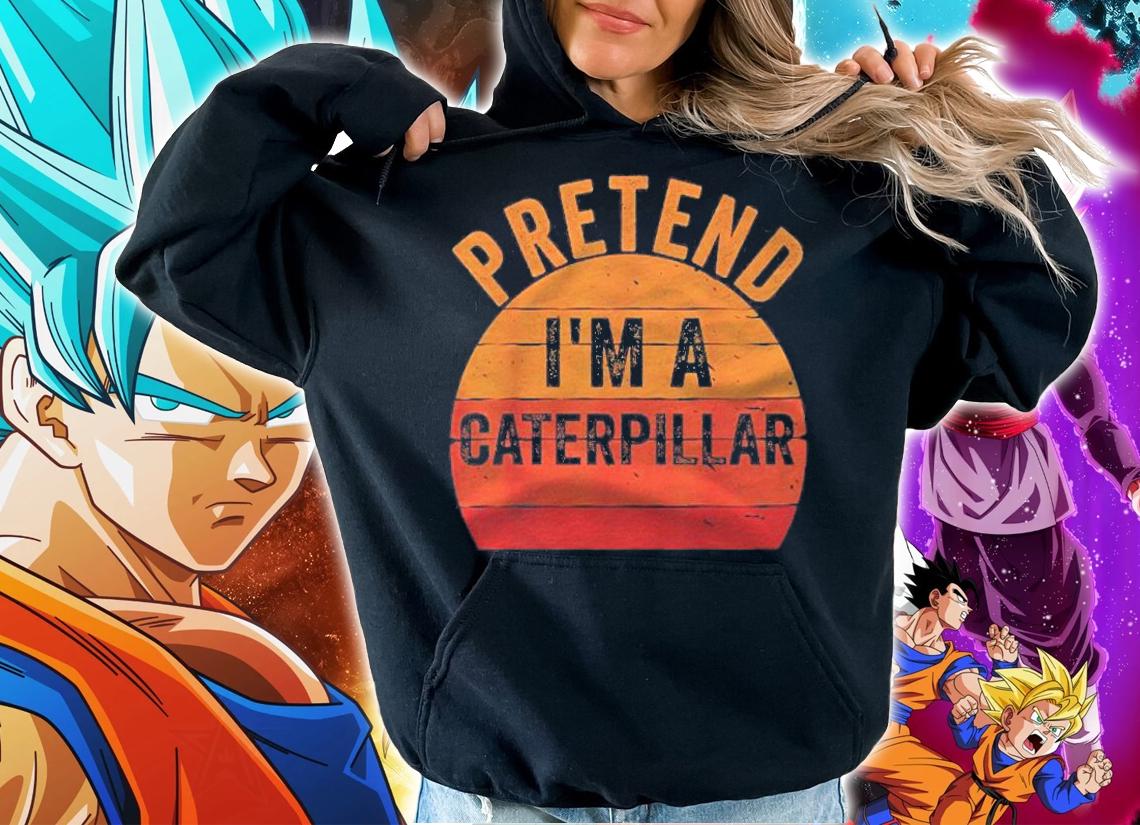 Funny Lazy Halloween Costume Gift Pretend Im A Caterpillar Shirt t-shirt hoodie