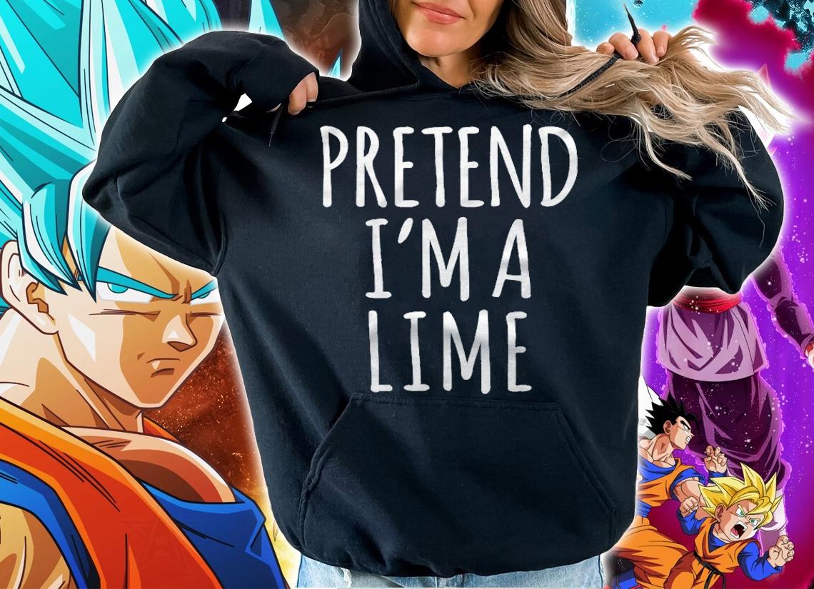 Funny Lazy Halloween Costume Shirt  Pretend Im A Lime Gift Shirt t-shirt hoodie