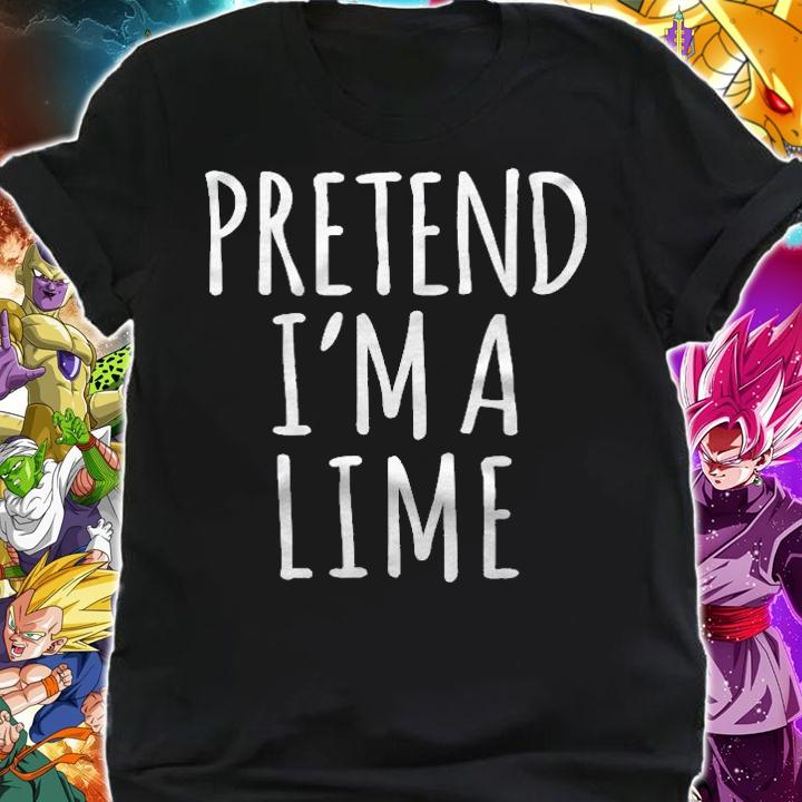 Funny Lazy Halloween Costume Shirt  Pretend Im A Lime Gift Shirt t-shirt shirt