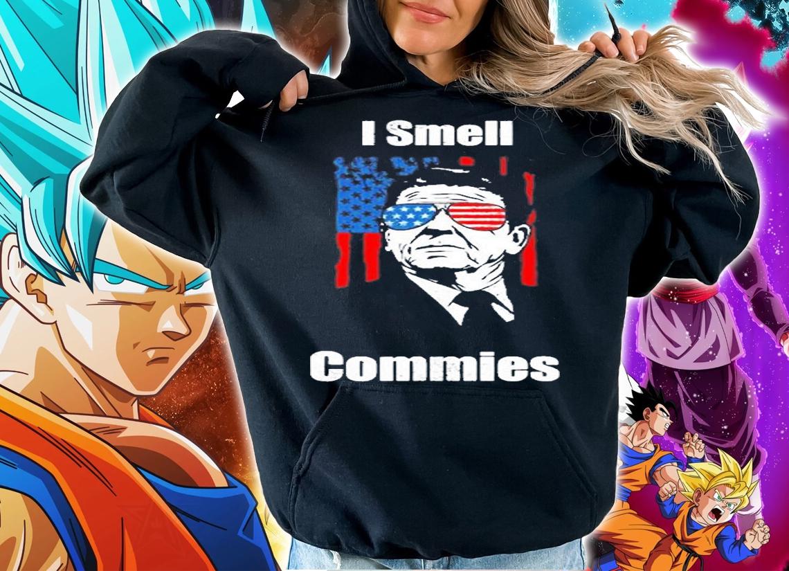 Funny President Reagan I Smell Commies Conservative Humor T-Shirt t-shirt hoodie