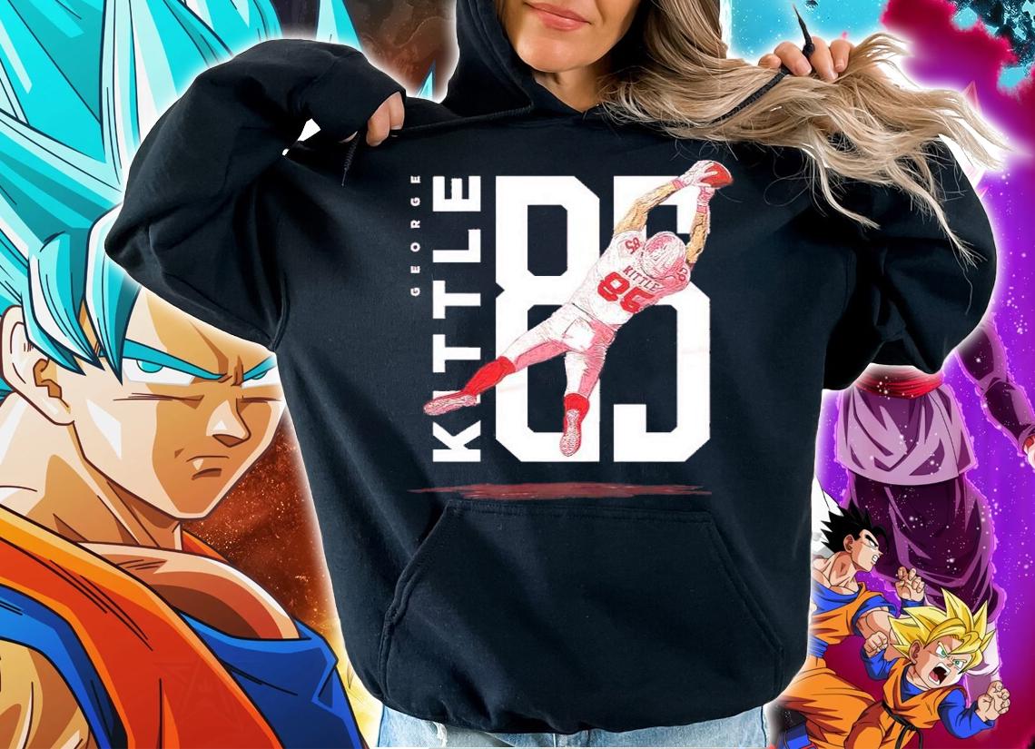 George Kittle San Francisco Jump Football Shirt t-shirt hoodie