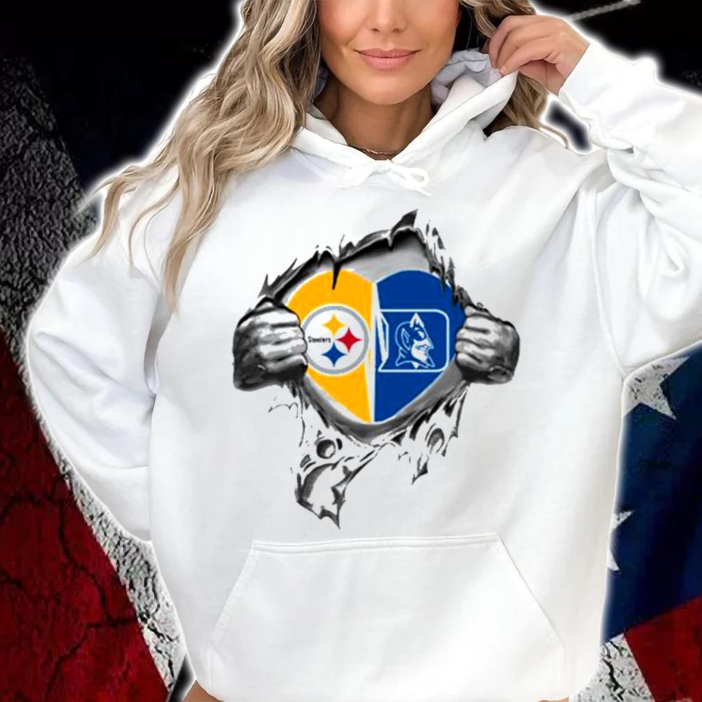 Blood Inside Me Pittsburgh Steelers And Duke Blue Devils t-shirt hoodie