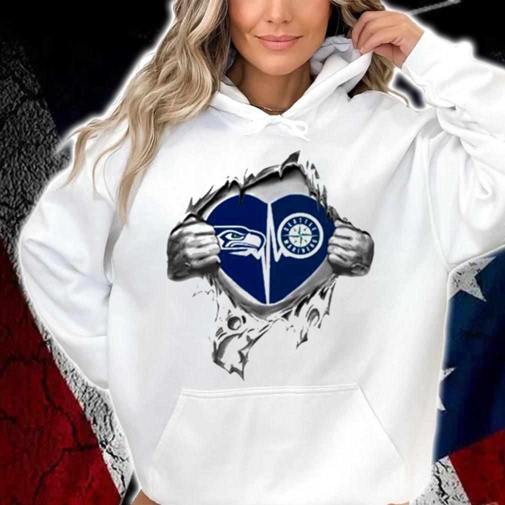 Blood Inside Me Seattle Seahawks And Seattle Mariners t-shirt hoodie