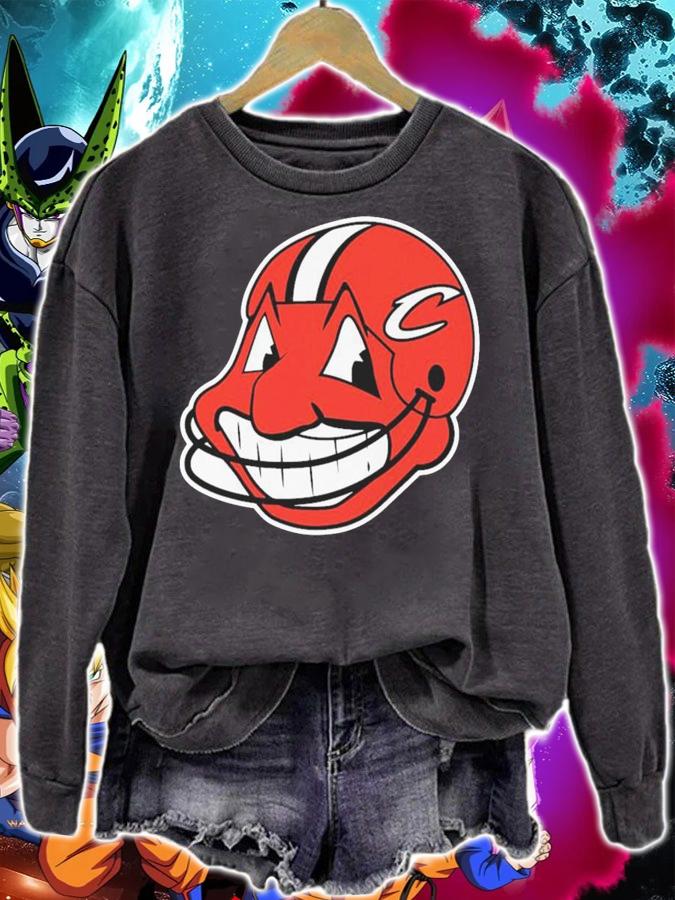 Cleveland Indians Mashup Cleveland Browns Logo t-shirt sweatshirt