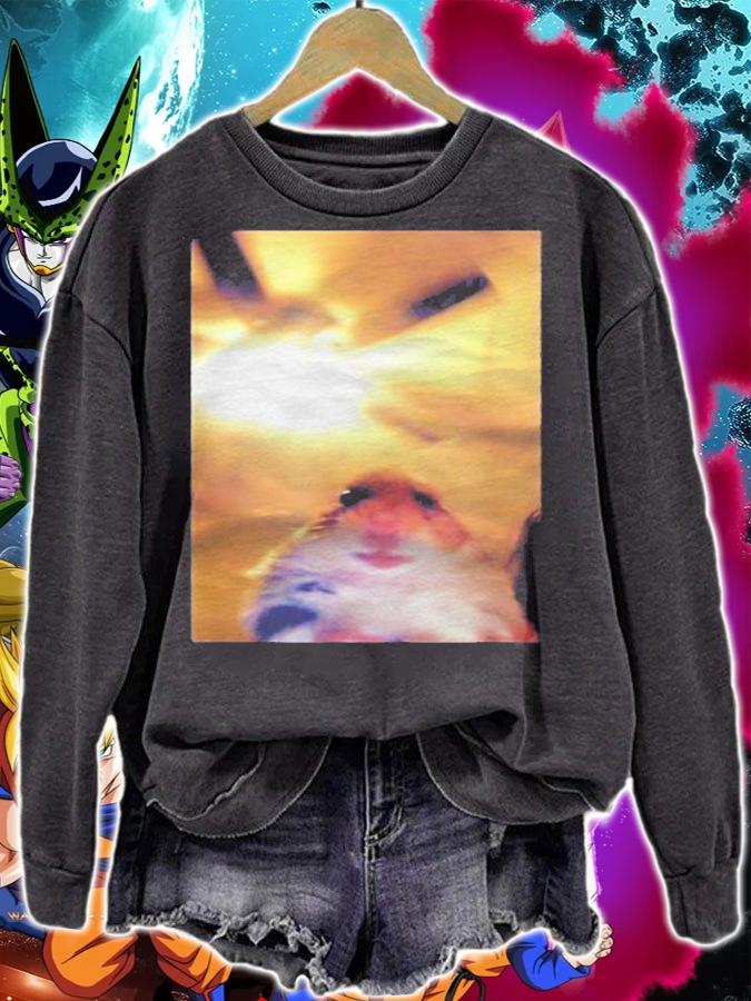 Meme Hamster Staring Front Camera Shirt t-shirt sweatshirt