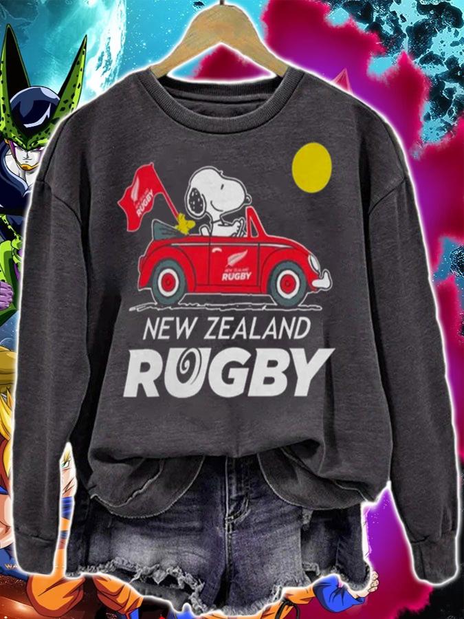 New Zealand Rugby Snoopy And Woodstock t-shirt sweatshirt