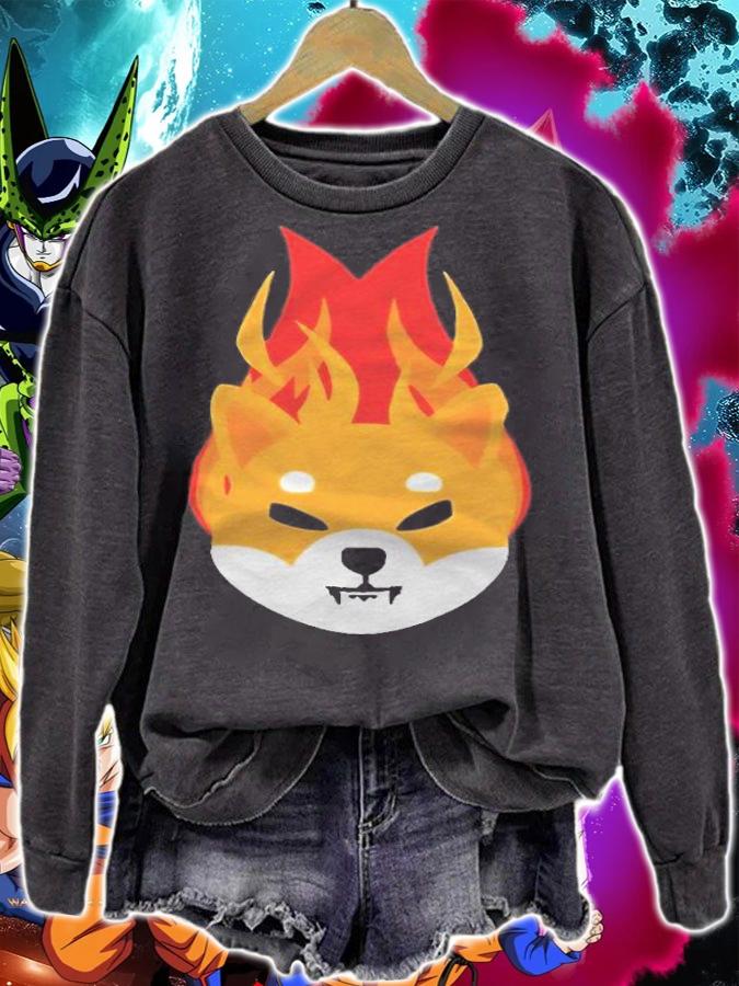 Shiba Inu burn T-shirt t-shirt sweatshirt