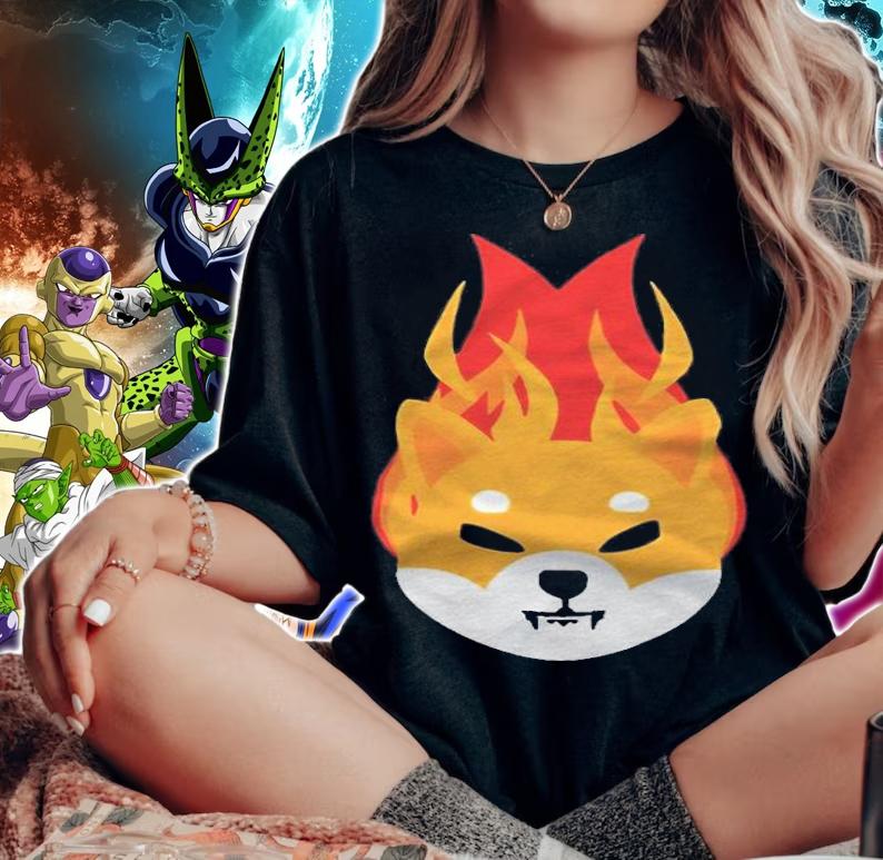 Shiba Inu burn T-shirt t-shirt woman shirt