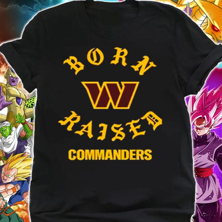 Washington Commanders Logo Born Raised Commanders t-shirt shirt